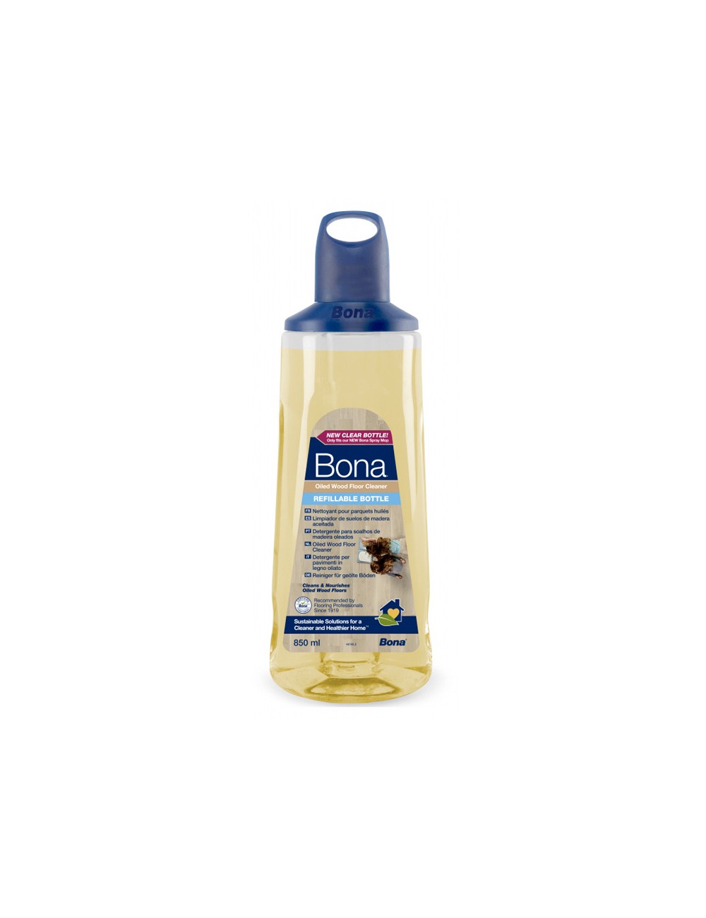 Cartucho limpiador suelos de madera aceitados 0.85L