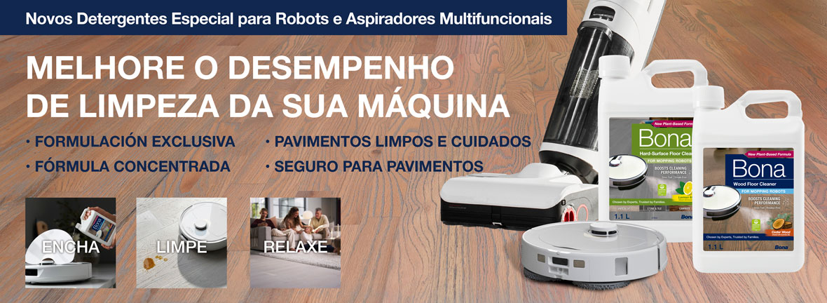 Novos robôs limpadores de pavimentos e aspiradores multiusos