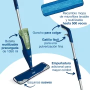 Mopa Pulverizadora Bona Premium para pavimentos laminados e superfícies duras