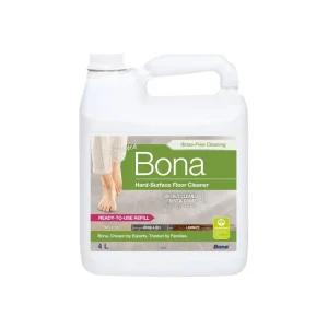 Recarga de Limpador para Pisos Laminados e Superfícies Duras Bona 4L