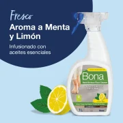Limpiador de Suelos Laminados y Superficies Duras Limón y Menta Bona